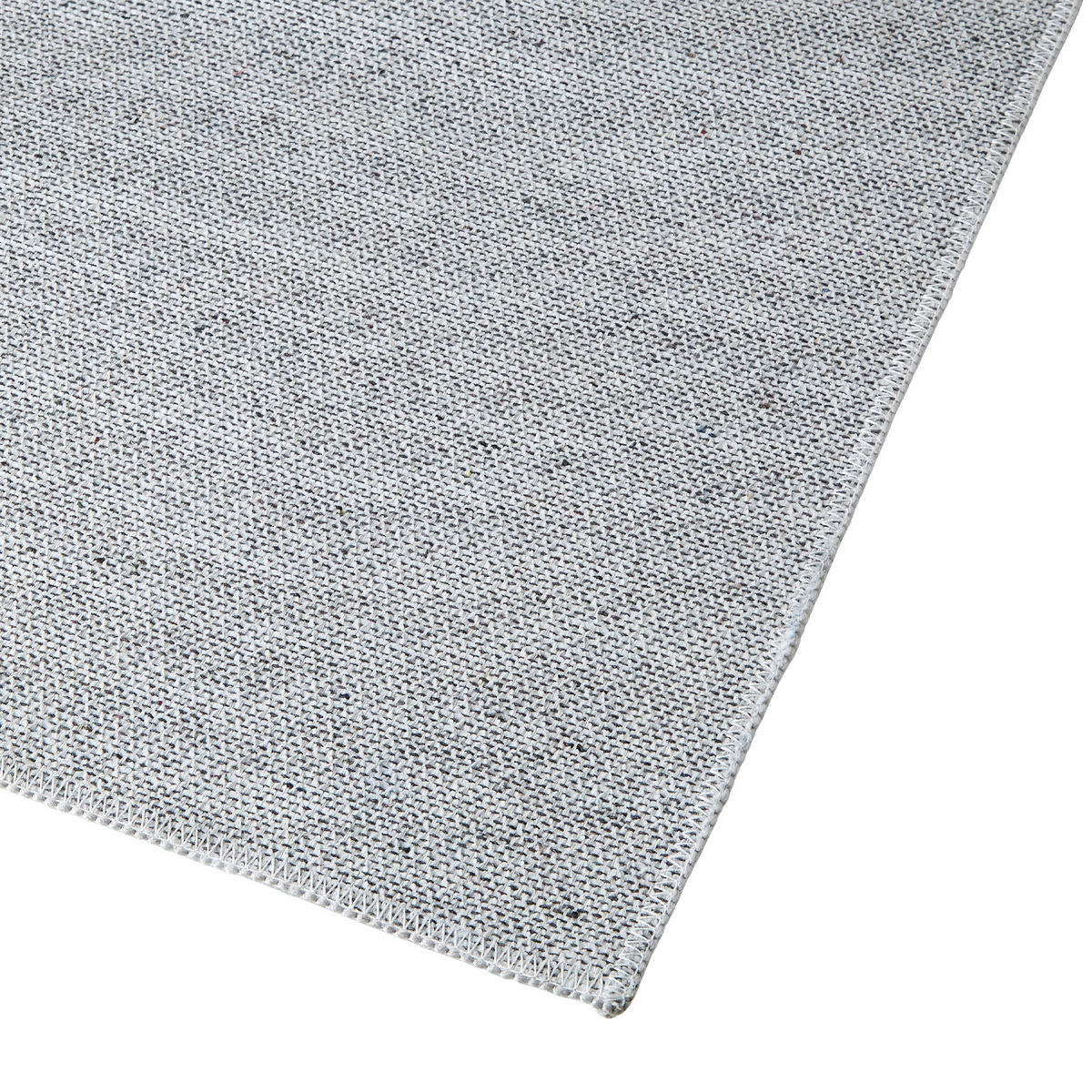 KURZFLORTEPPICH Soft Zone,rutschfeste Unterseite,beige - Beige, Kunststoff (170/120cm) - tectake