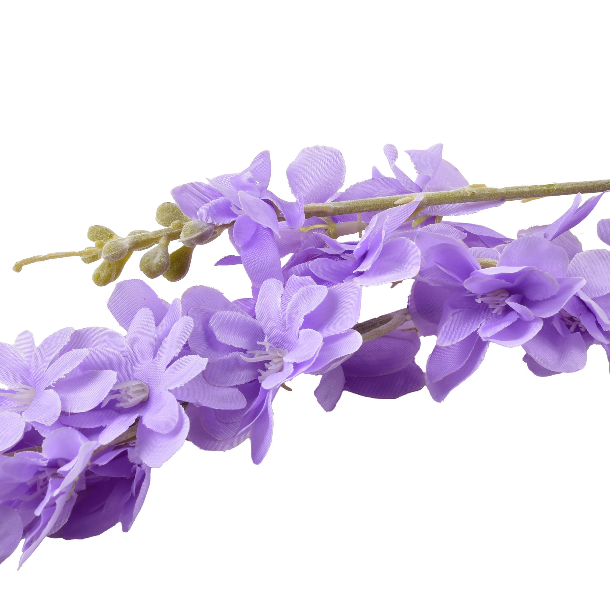 KUNSTBLUME Virdis Stockrose Purple 88/88/88 cm Kunstoff - Lila, Kunststoff (88cm) - Mondex
