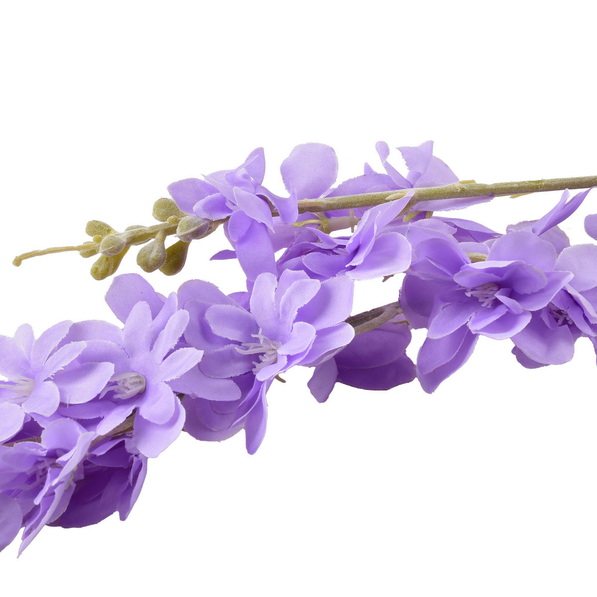 KUNSTBLUME Virdis Stockrose Purple 88/88/88 cm Kunstoff - Lila, Kunststoff (88cm) - Mondex