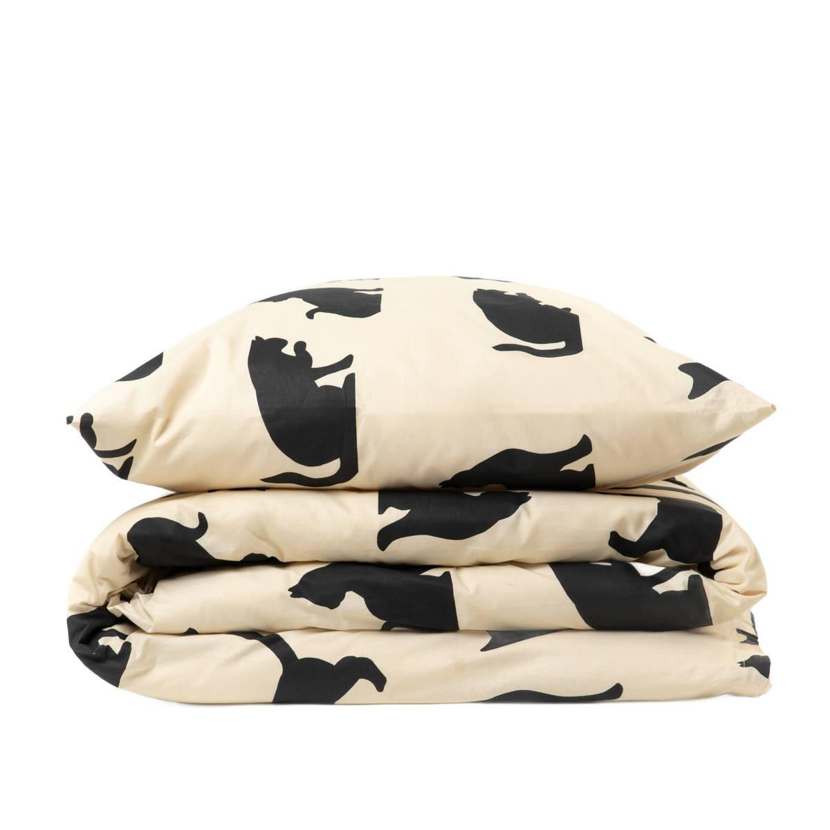 BETTWÄSCHE Poes Baumwolle beige 160/200 cm - Beige, Textil (160/200cm) - Homla