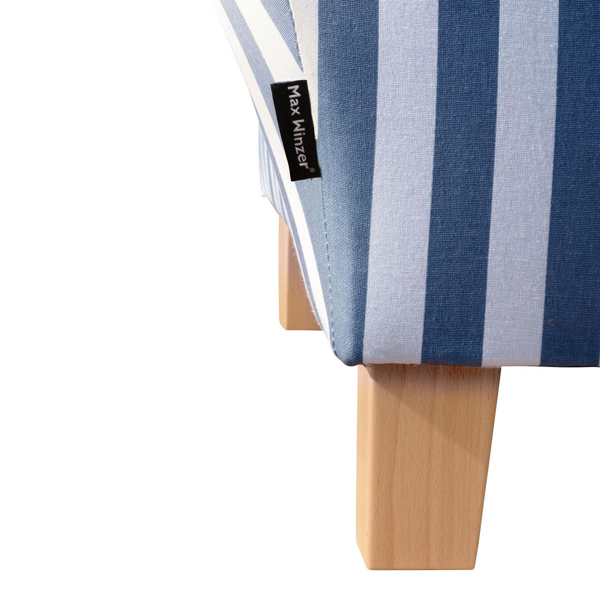 RECAMIERE Armlehne rechts Katia Flachgewebe blau - Blau, Kunststoff (190/88/82cm) - 58aufmkessel