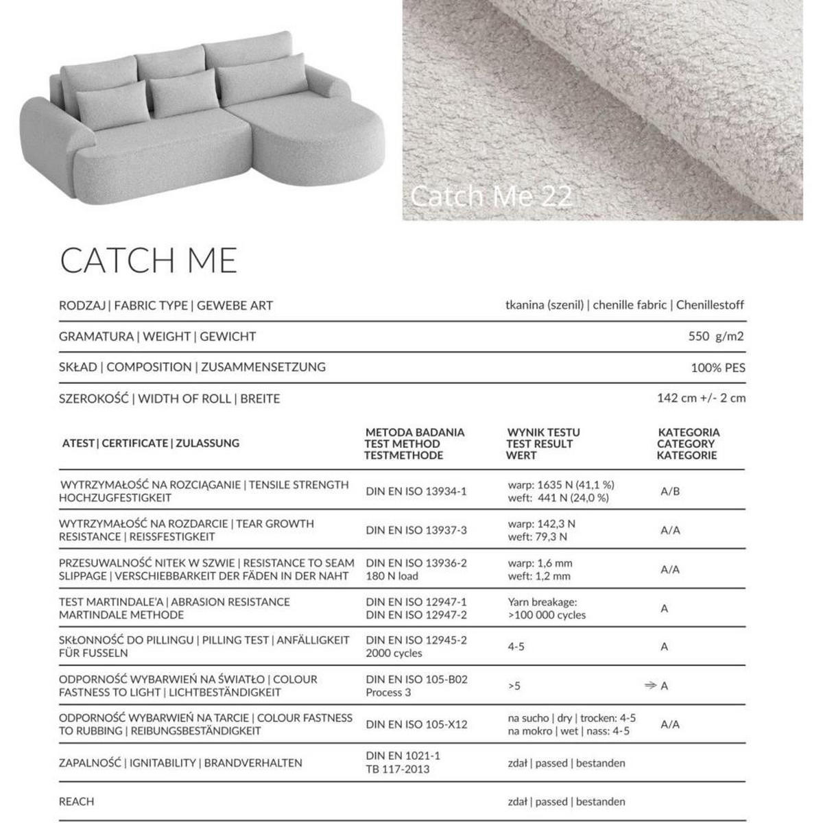 ECKSCHLAFSOFA Olivio L Hellgrau - Hellgrau/Schwarz, Kunststoff/Textil (266/170cm) - Beautysofa