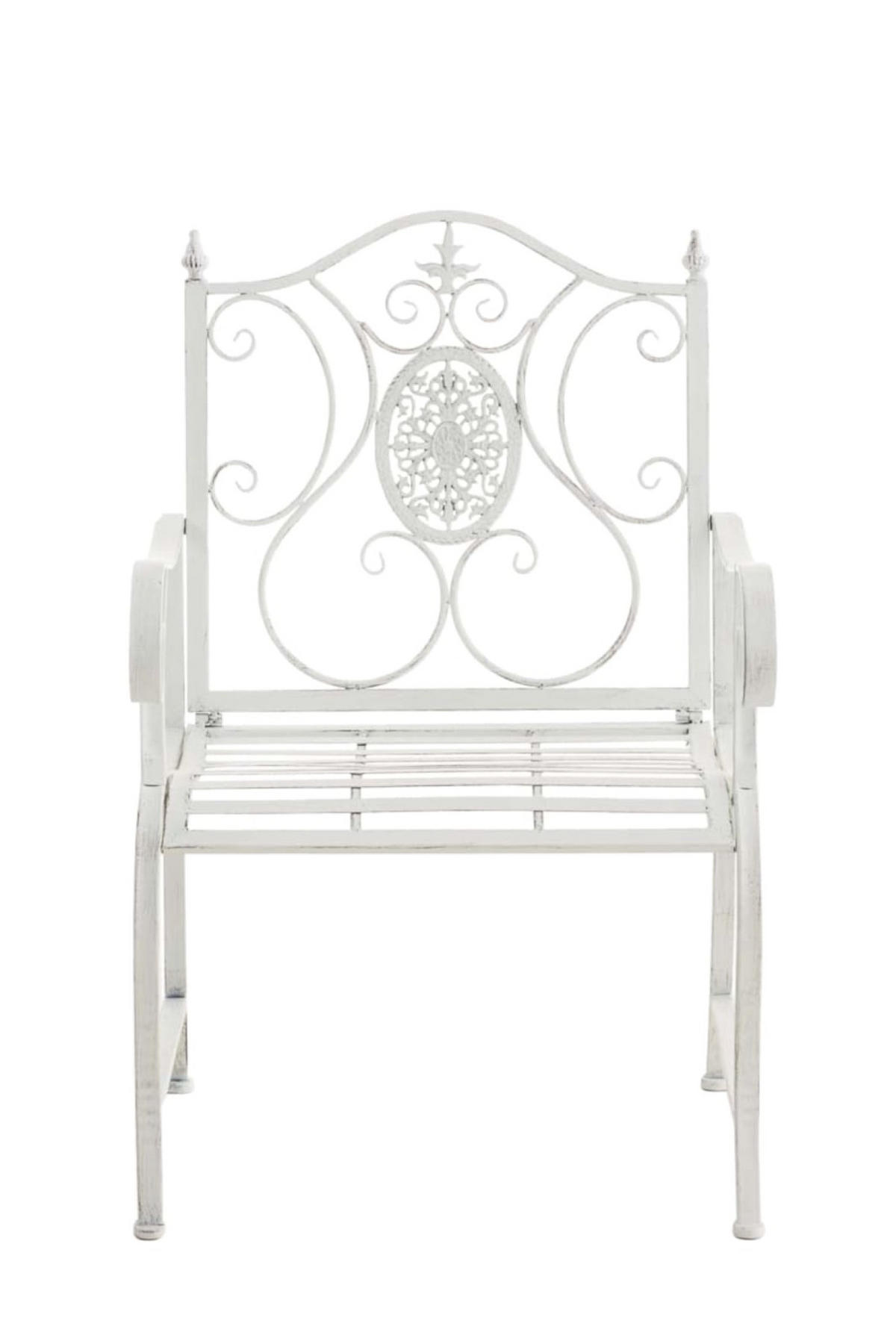 GARTENSTÜHLE Puncho - 2er Set antik weiß - Weiß, Metall (62/94/53cm) - TPFGarden