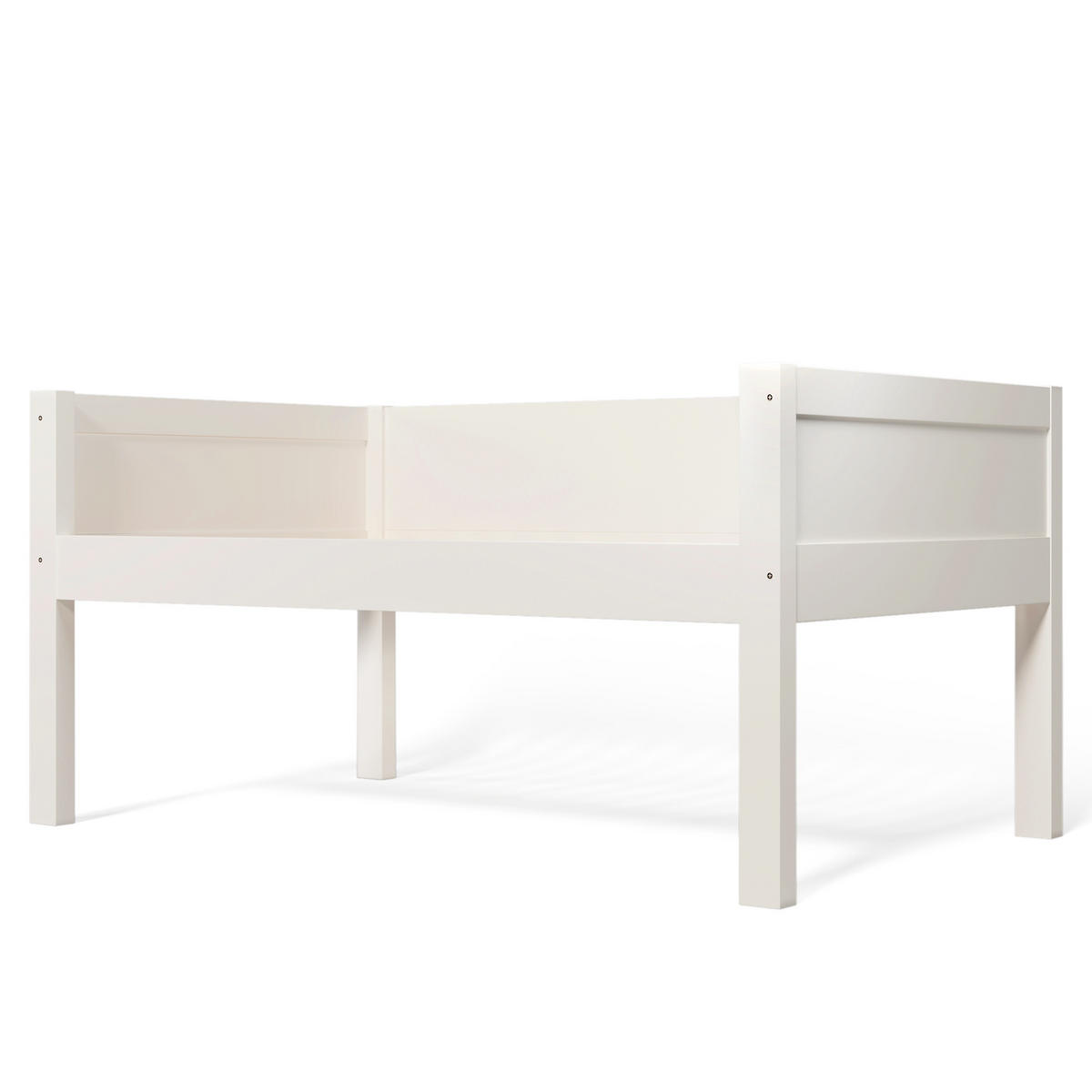 ETAGENBETT 90/200 cm & 90/200 cm in Weiß Kinderbett mit flexibler Leiter und trennbarer Konstruktion - Weiß, Holzwerkstoff (90/200cm) - STILVORA