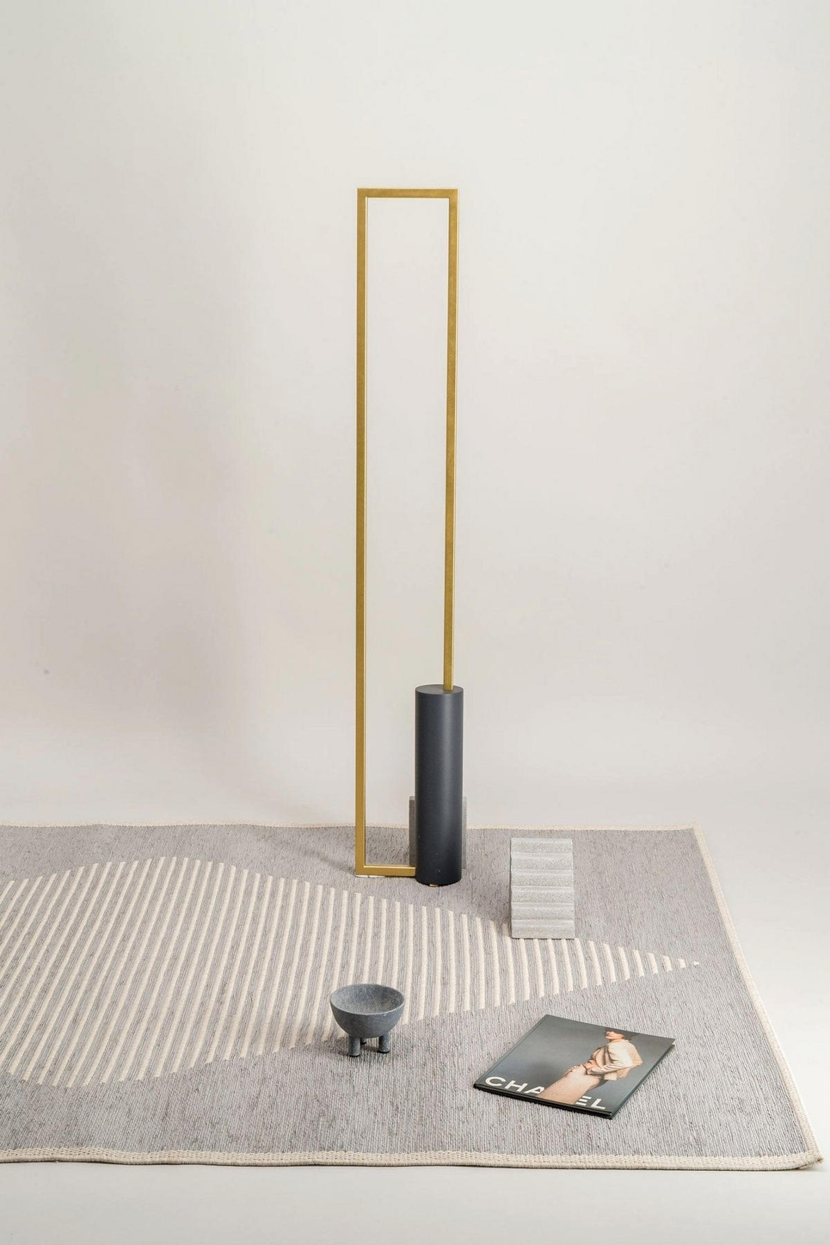 TEPPICH gewebt skandinavischer Stil grau - Grau, Textil (115/170cm) - AFK Living