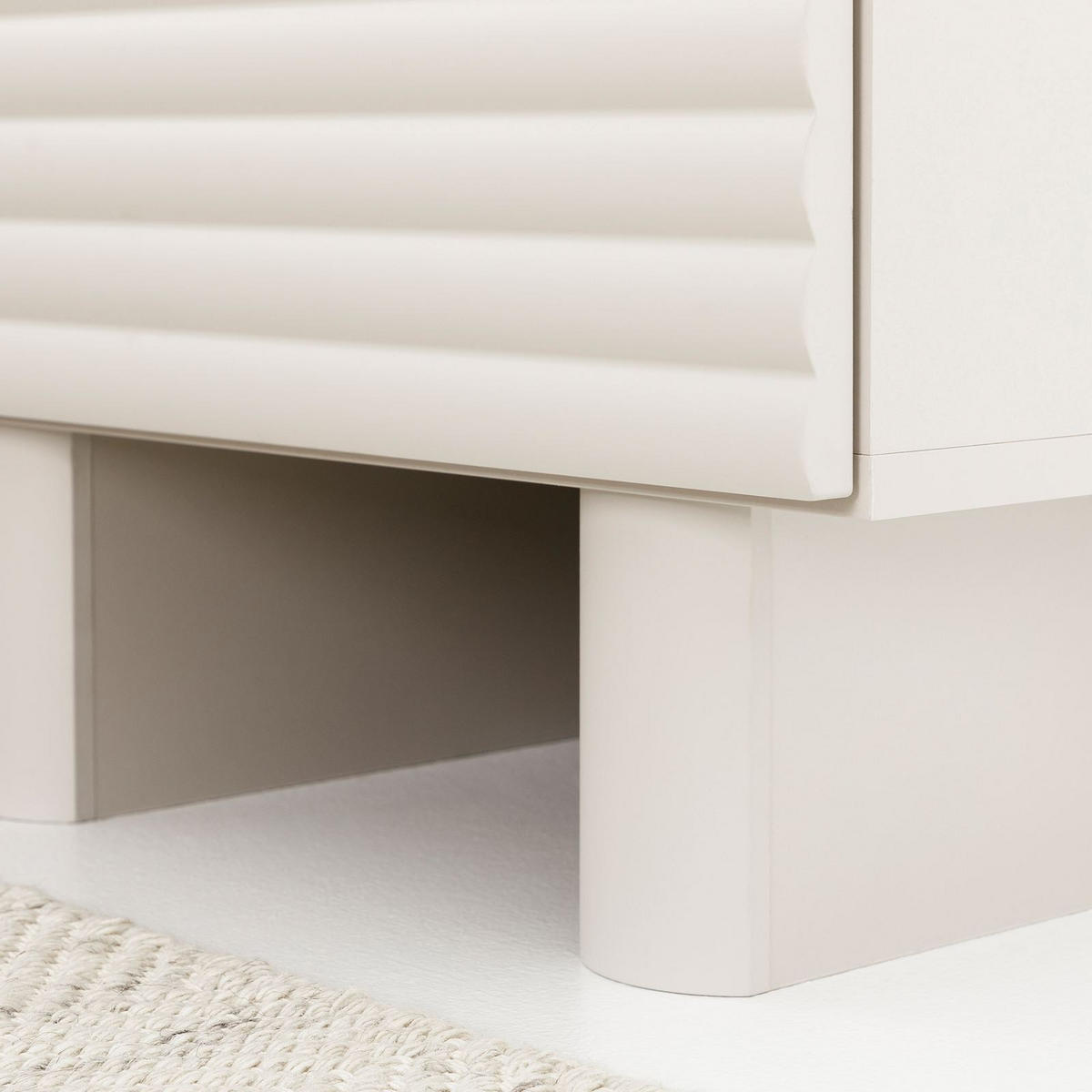 NACHTTISCH TURKU - Kaschmir, Holzwerkstoff (50/46/37cm) - IDIMEX