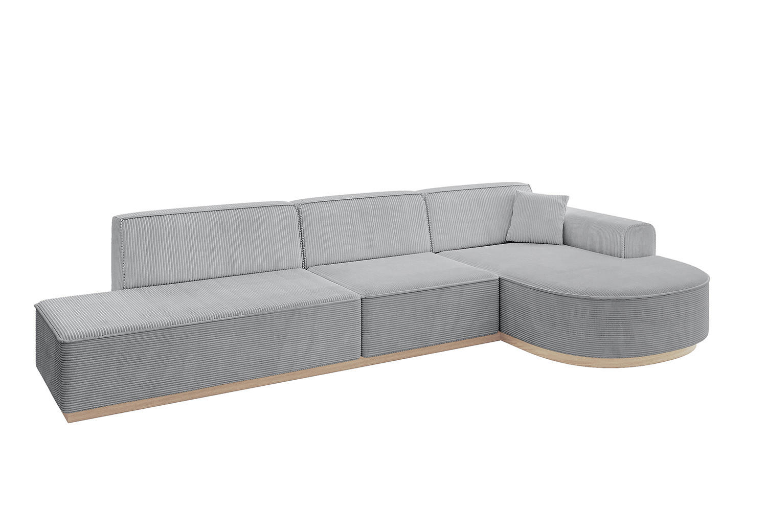 Altdecor Ecksofa Grau 328x171 cm