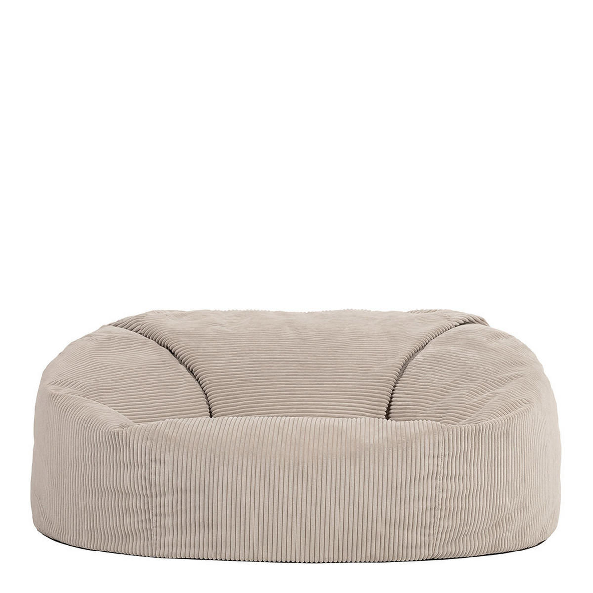 RIESENSITZSACK Flauschig Soul - Beige, Kunststoff (130/57/116cm) - icon