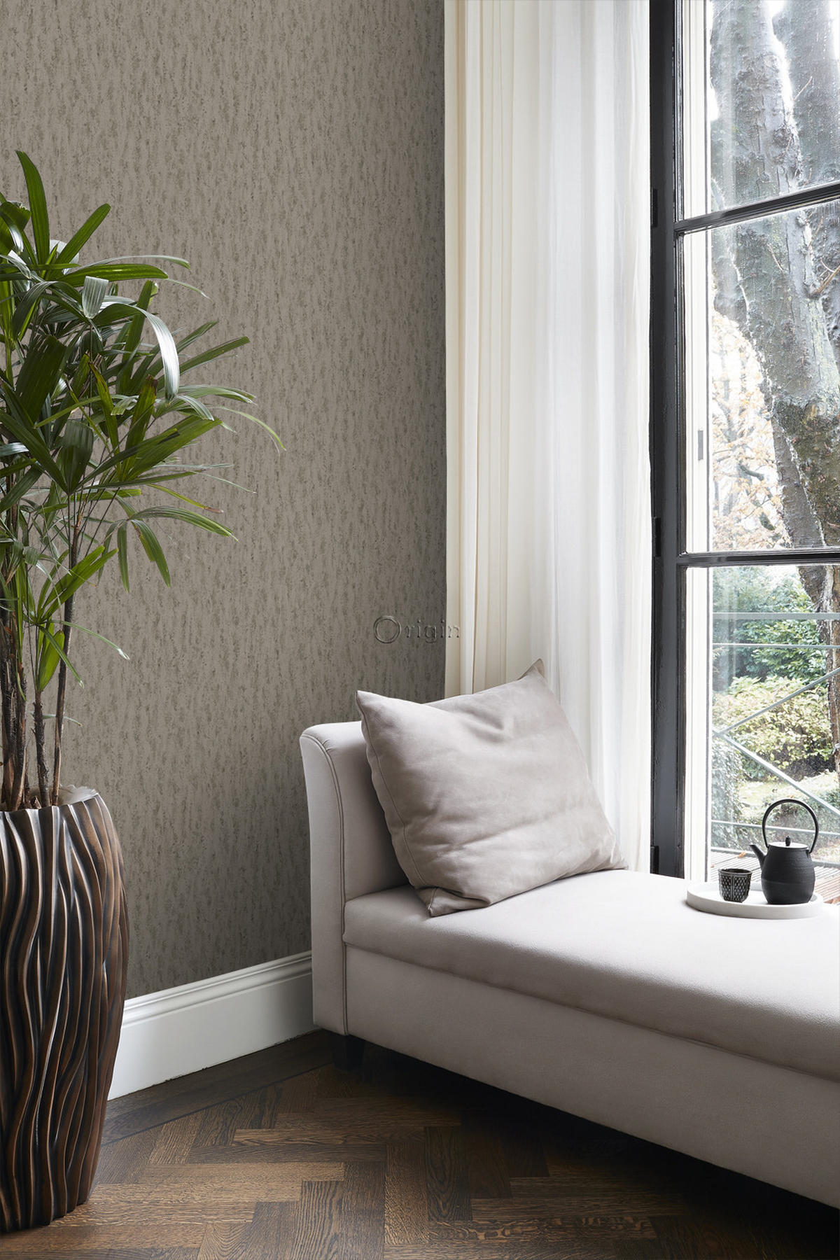 TAPETE Stein-Optik 53 cm x 10.05 m - Braun, Papier (53/1000cm) - Origin Wallcoverings
