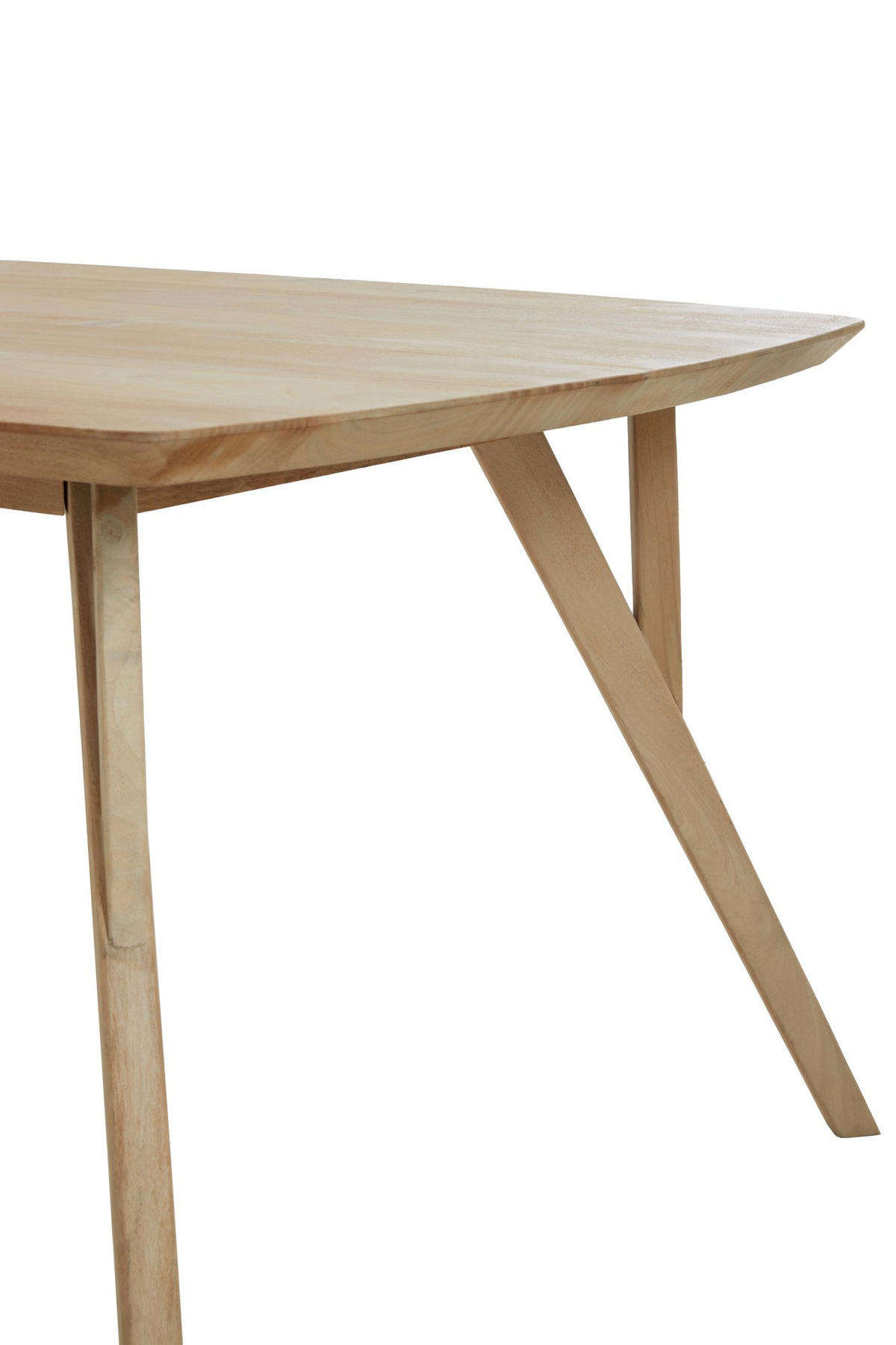 ESSTISCH Quenza Braun 200/100/76 cm - Hellbraun, Holz (200/100/76cm) - Light & Living