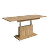 COUCHTISCH rechteckig Eiche Wotan 126/70/58 cm - Eiche Wotan, Holzwerkstoff (70/126/57cm) - designimpex