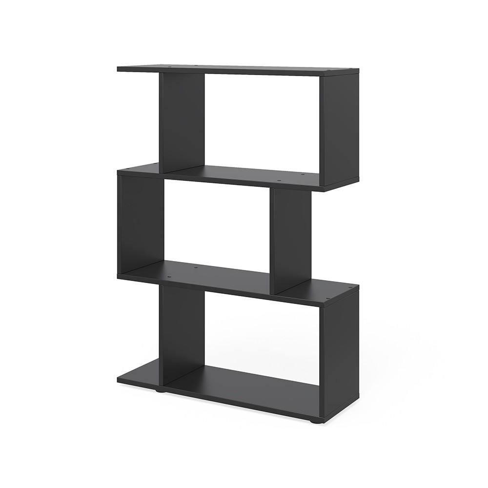 RAUMTEILER Levio Schwarz 70 x 97.4 cm - Schwarz, Holzwerkstoff (70/97.4/23.8cm) - Vicco