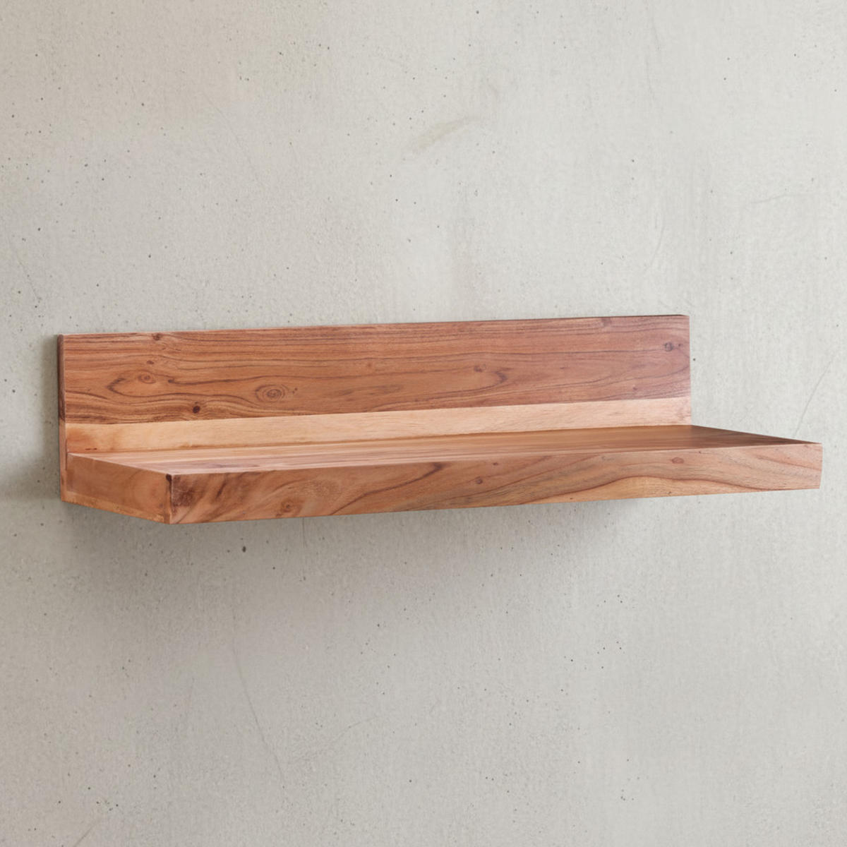 WANDREGAL NAKO Massivholz Flexibles Design Landhausstil, Beige 80x23x17 cm - Beige, Holz (80/17/23cm) - KADIMA DESIGN