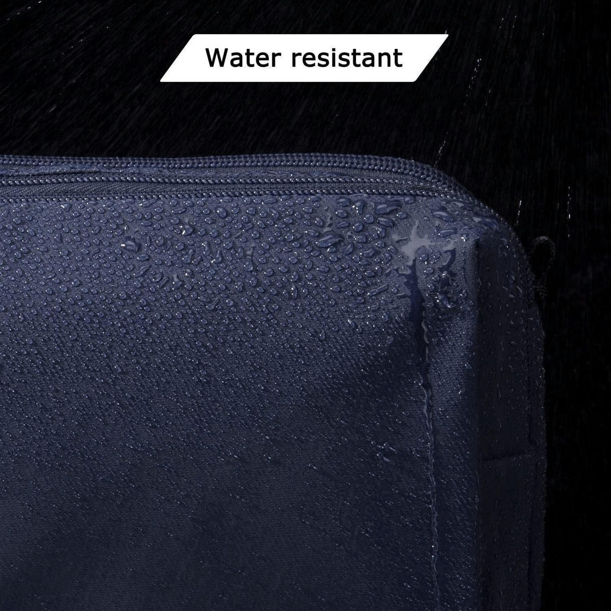 KULTURBEUTEL Herren Wasserabweisend Blau - Dunkelblau, Kunststoff (11/16/26cm)