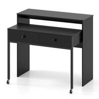 COMPUTERTISCH Schwarz - Schwarz, Holzwerkstoff (63/100/88cm) - COSTWAY