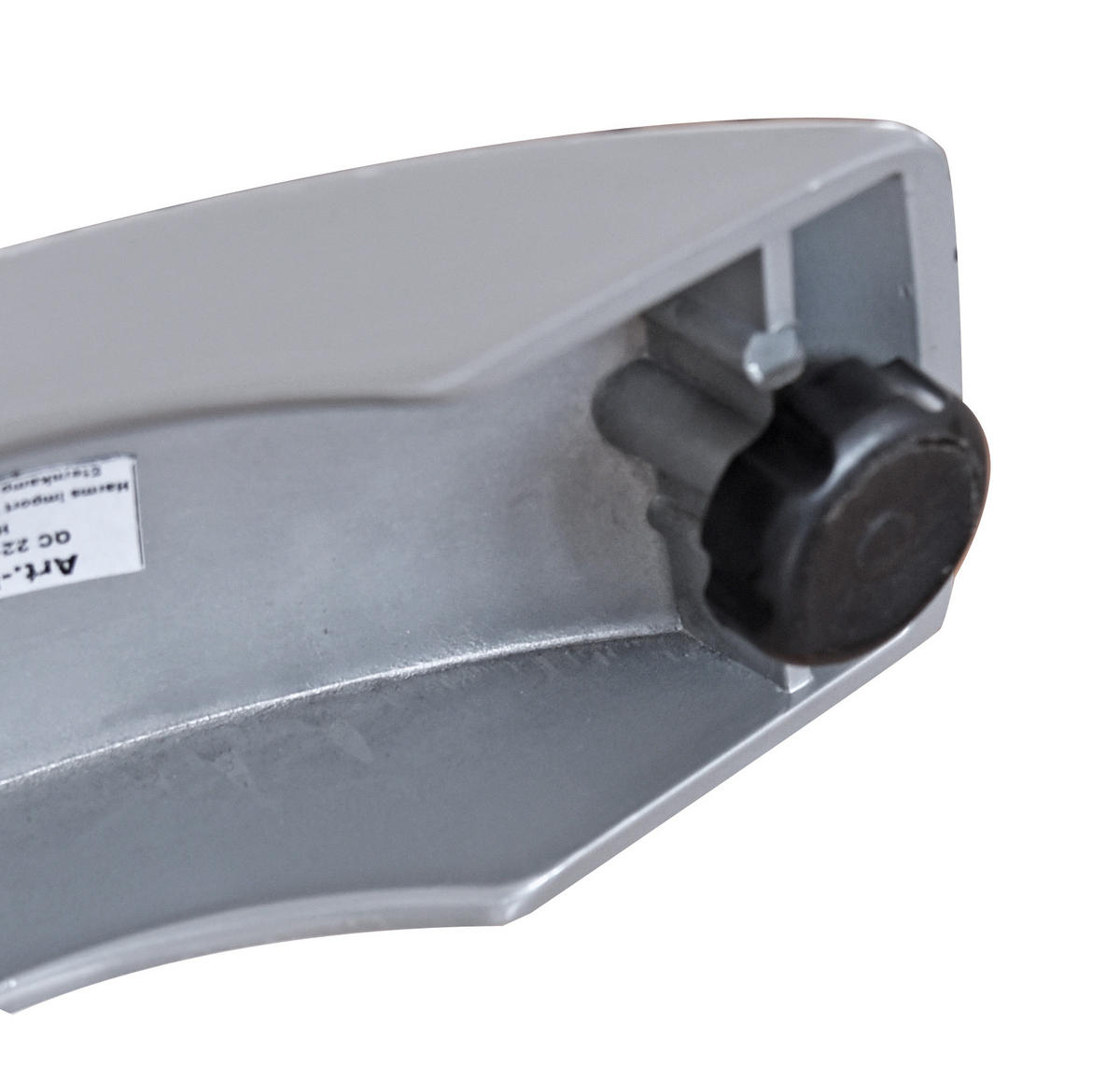 TISCHGESTELL Ilse Doppelwangen Silberoptik 72x60x102cm - Silberfarben, Metall (60/72/102cm) - DELUKE