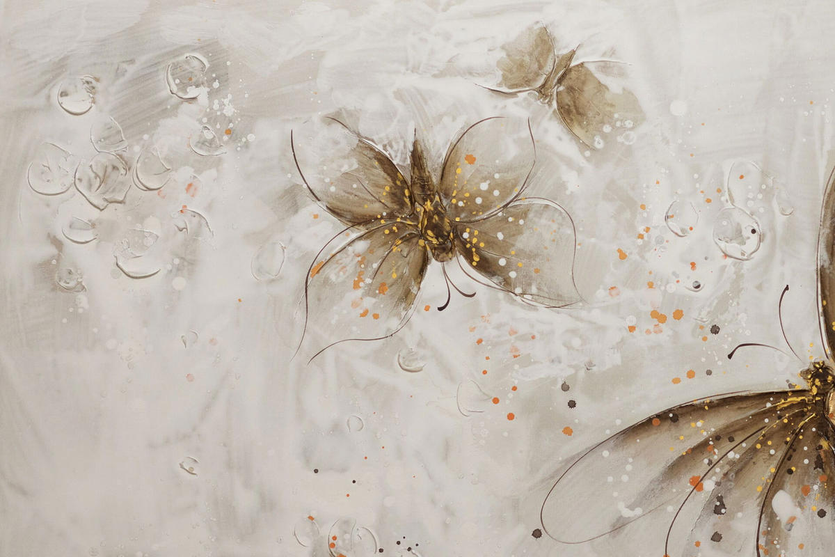 ACRYLBILD HANDGEMALT 120/60 cm - Braun, Holz/Textil (120/60cm) - KUNSTLOFT