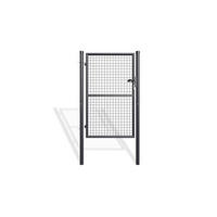 ZAUNTOR Olga grau 1m H.150cm Metall - Grau, Metall (106/156cm) - Casanoov