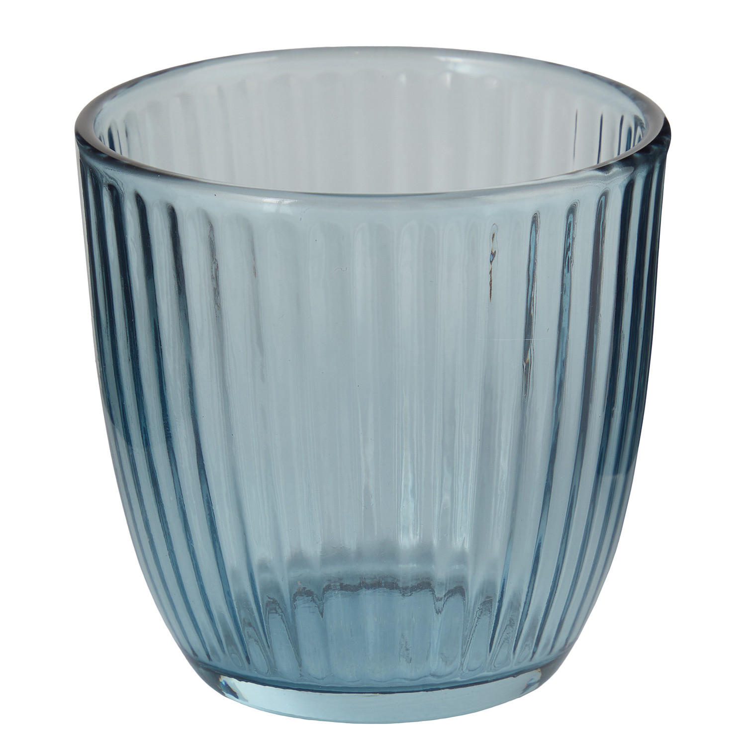 DRINKGLAS (6er Set) Linee - Blau, Glas (0.29L) - BUTLERS