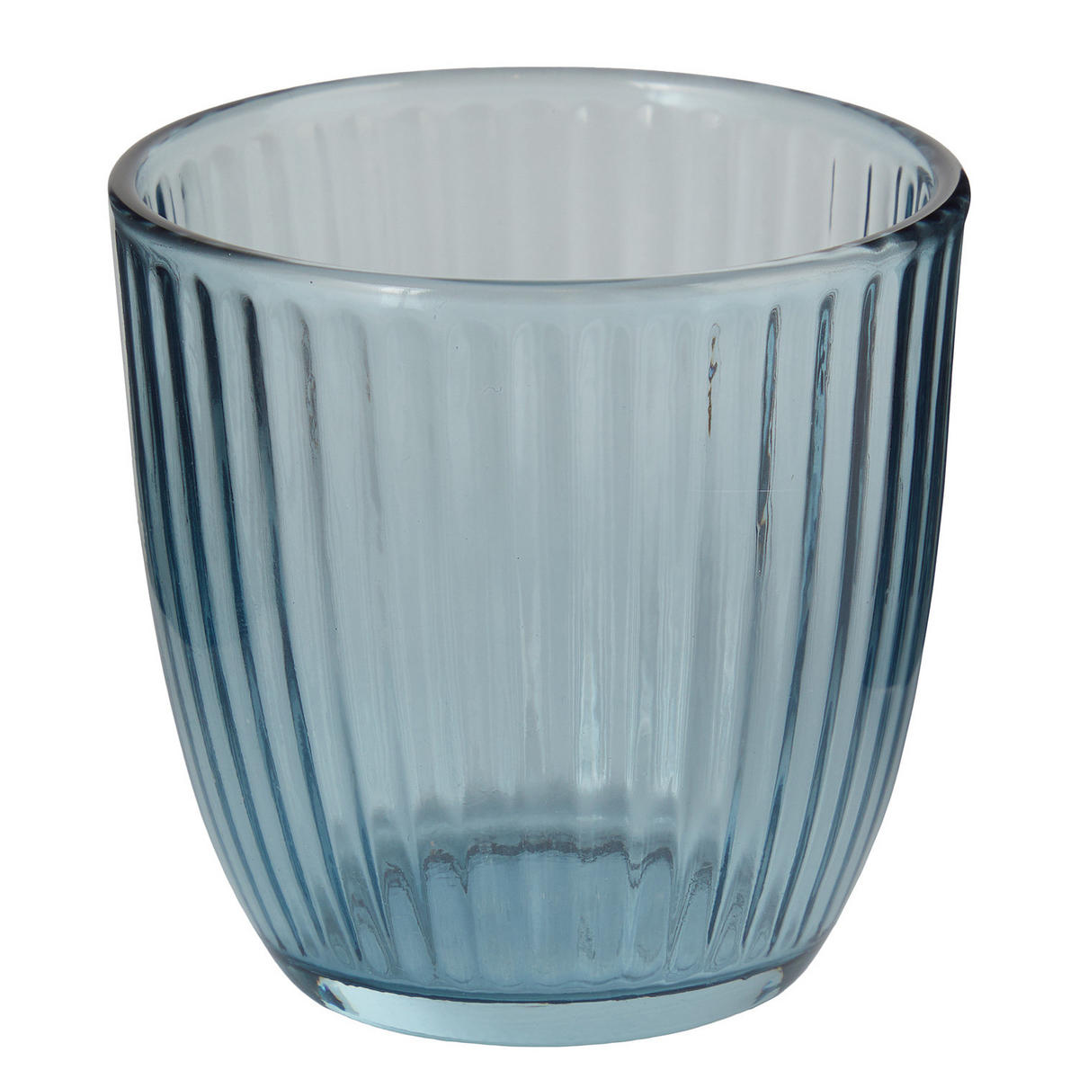 DRINKGLAS (6er Set) Linee - Blau, Glas (0.29L) - BUTLERS