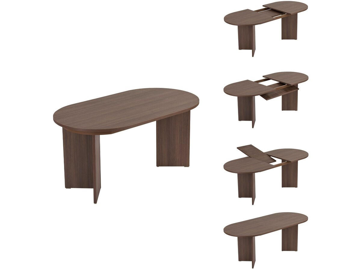 ESSTISCH sorell Braun - Braun, Holz (200/90/75cm) - Habitat Garten