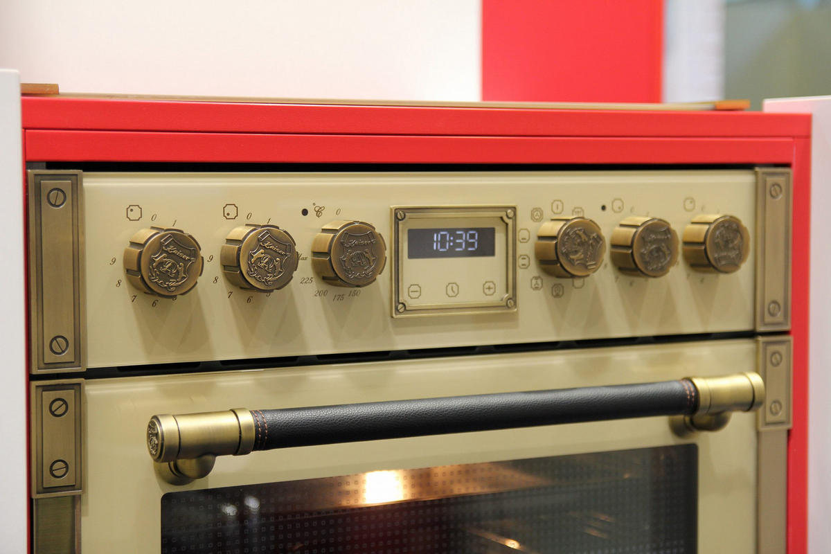 EINBAU-BACKOFEN mit Induktionskochfeld EHC 6776 I ElfAD Elfenbein 60cm - Beige, Metall (59.5/59.5/56cm) - Kaiser