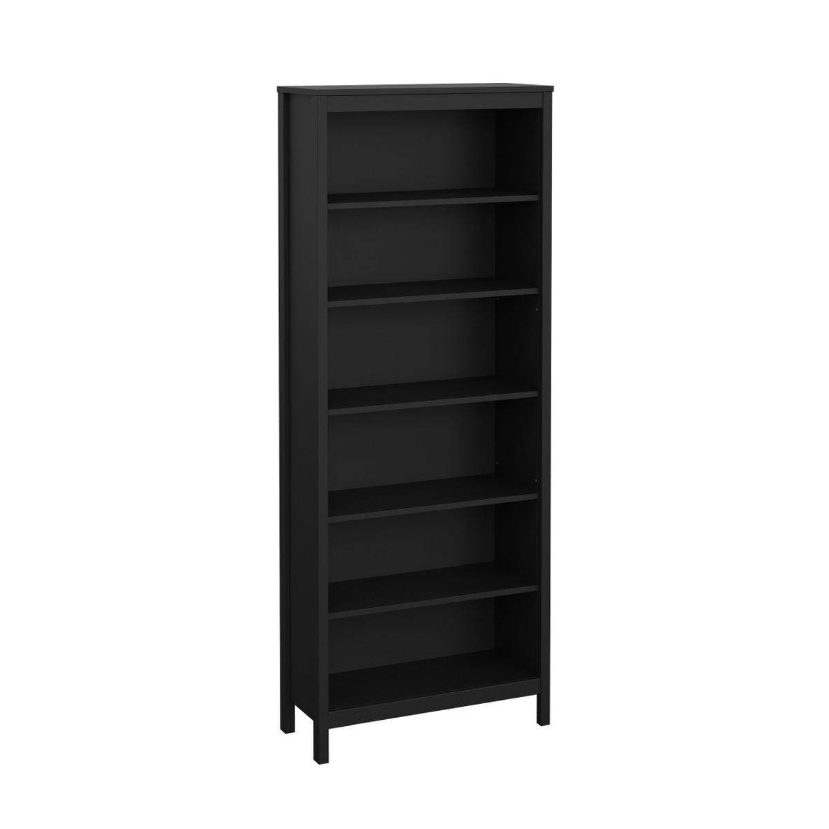 REGAL, Madrid, Schwarz, Holzwerkstoff, 78 x 33 x 199 cm - Schwarz, Holzwerkstoff (78/199/33cm) - ebuy24