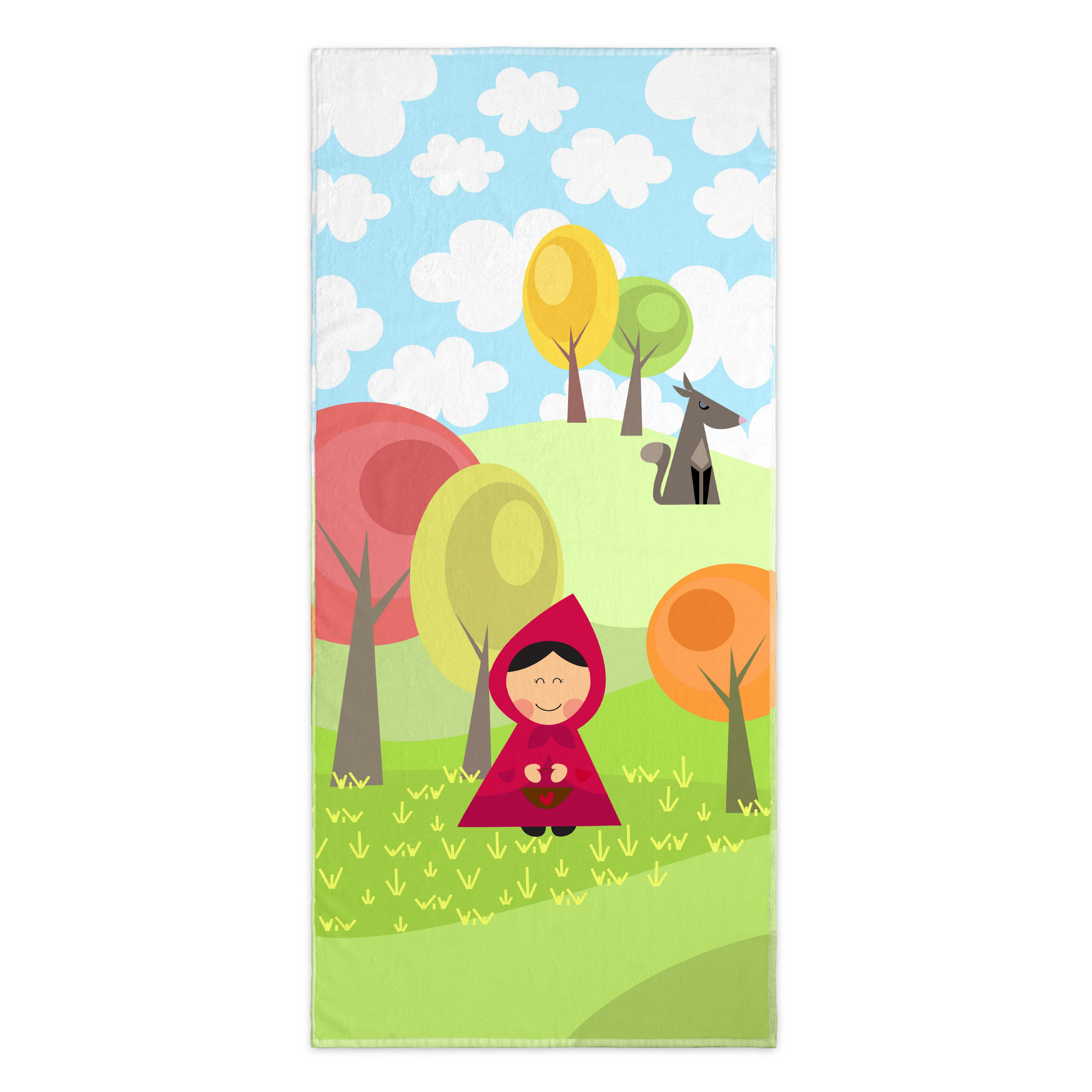 HANDTUCH grandma 70x150 cm mehrfarbig - Multicolor, Textil (70/150cm) - Happy Friday