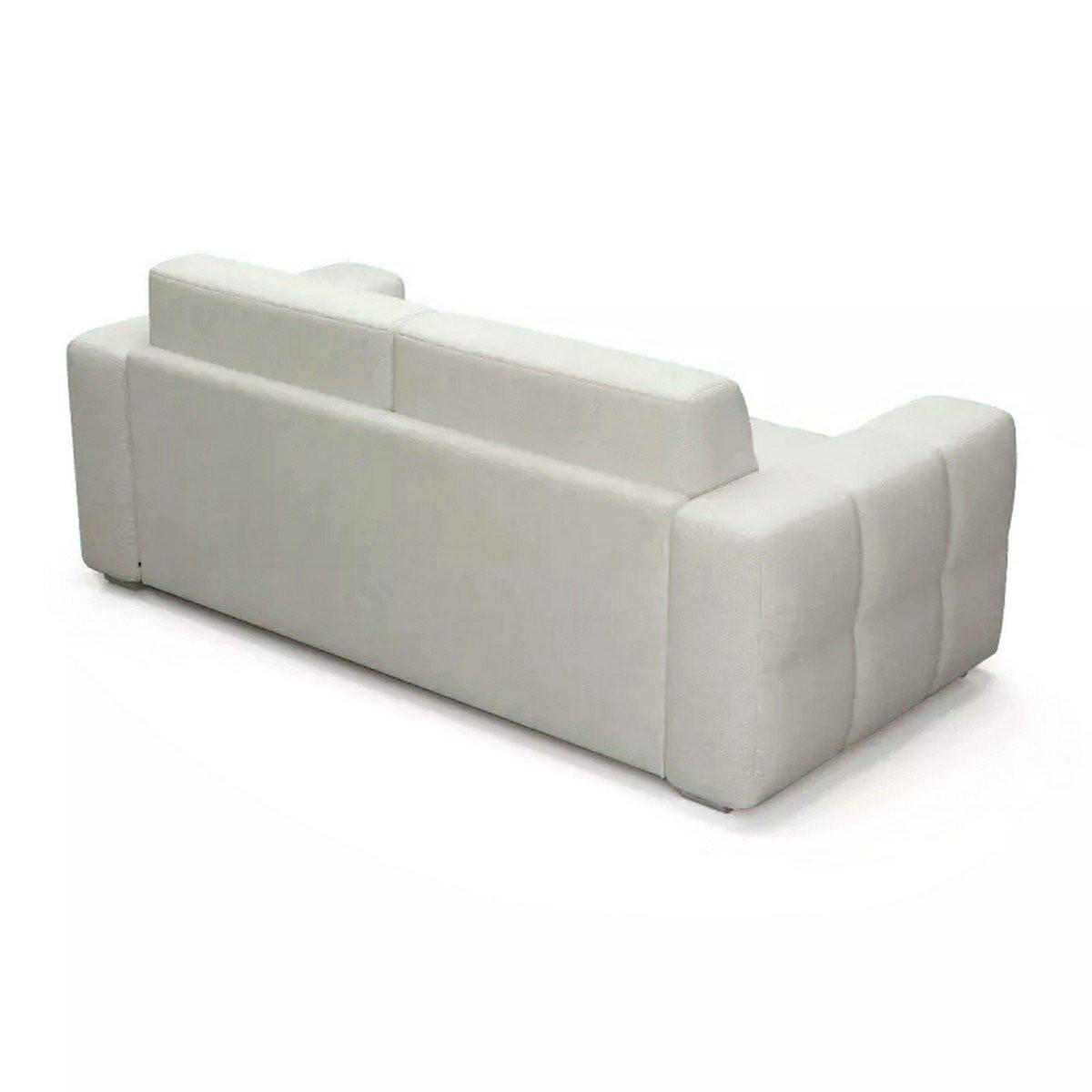 SCHLAFSOFA 3-sitzer mit express-Öffnung in stoff cameron 207/102/84 cm - Beige, Textil (207/84/102cm) - Calicosy
