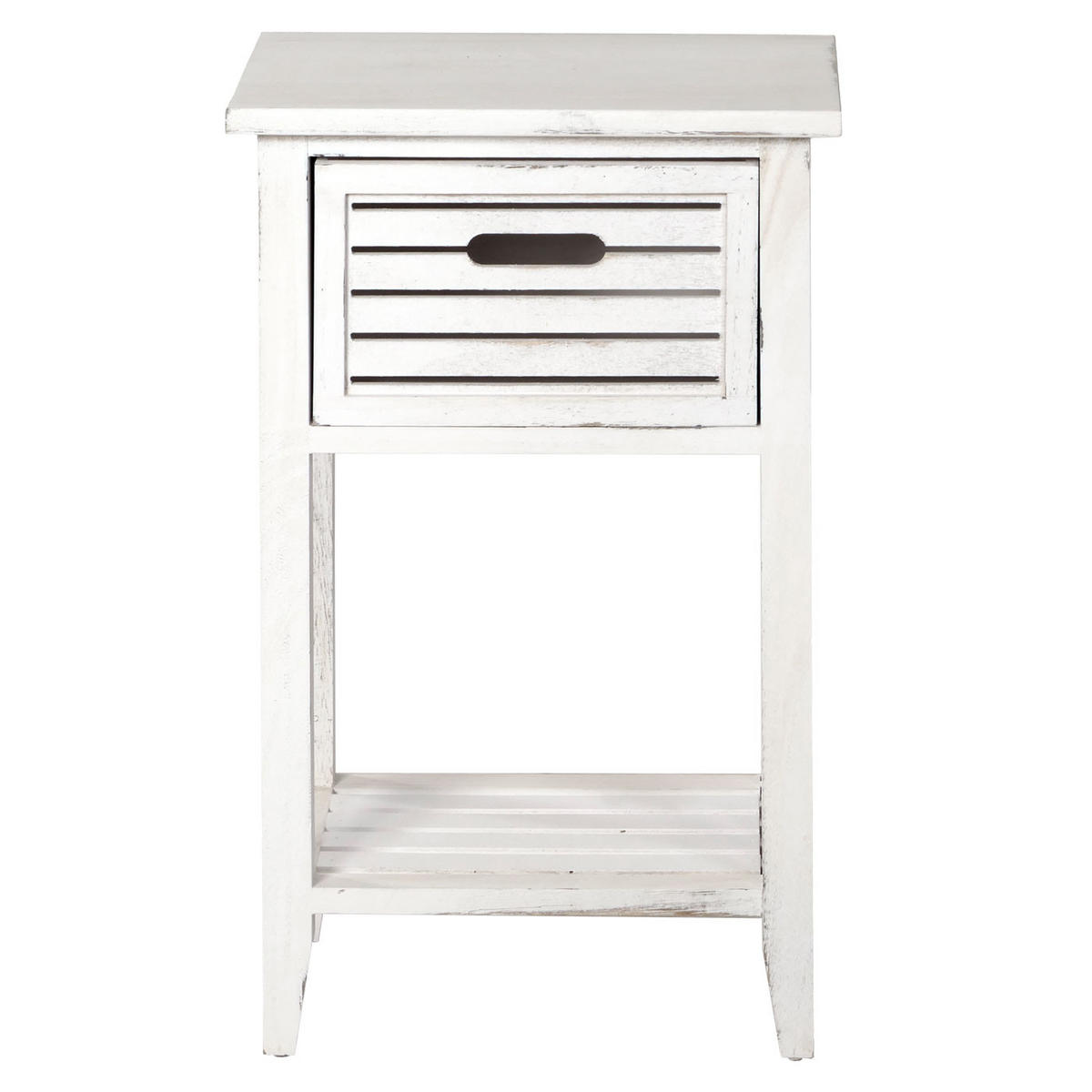 KOMMODE SCHUBLADE SHABBY-LOOK Cremeweiß - Weiß, Holz (38/61/30cm) - MCW