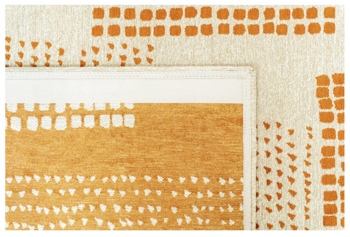 TEPPICH modern Flachgewebe TERRACE Gelb 240 x 340 cm - Gelb, Textil (240/340cm) - Novatrend