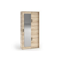 GARDEROBENSCHRANK BENVENO 100/21040 Modern Garderobenschrank Sonoma Eiche - Sonoma Eiche, Holzwerkstoff (100/210/40cm) - MASSENO