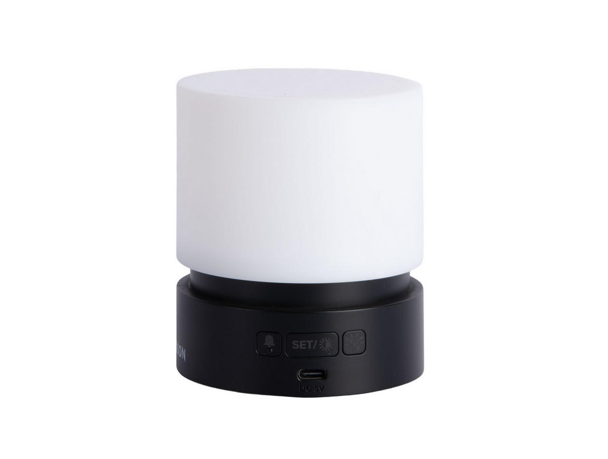 WECKER Pillar Light LED - Schwarz - 9,6 cm - Schwarz, Kunststoff (8.2/9/8.2cm) - Karlsson