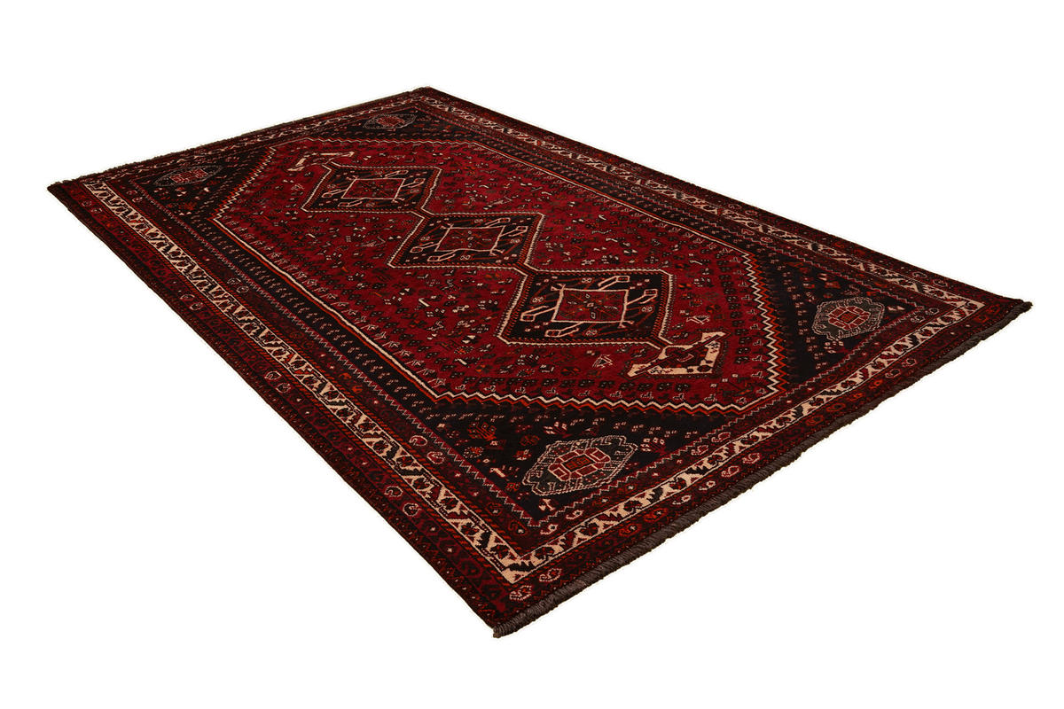 TEPPICH Gashgai Rot 281/180 cm - Rot, Textil (180/281cm) - Looma