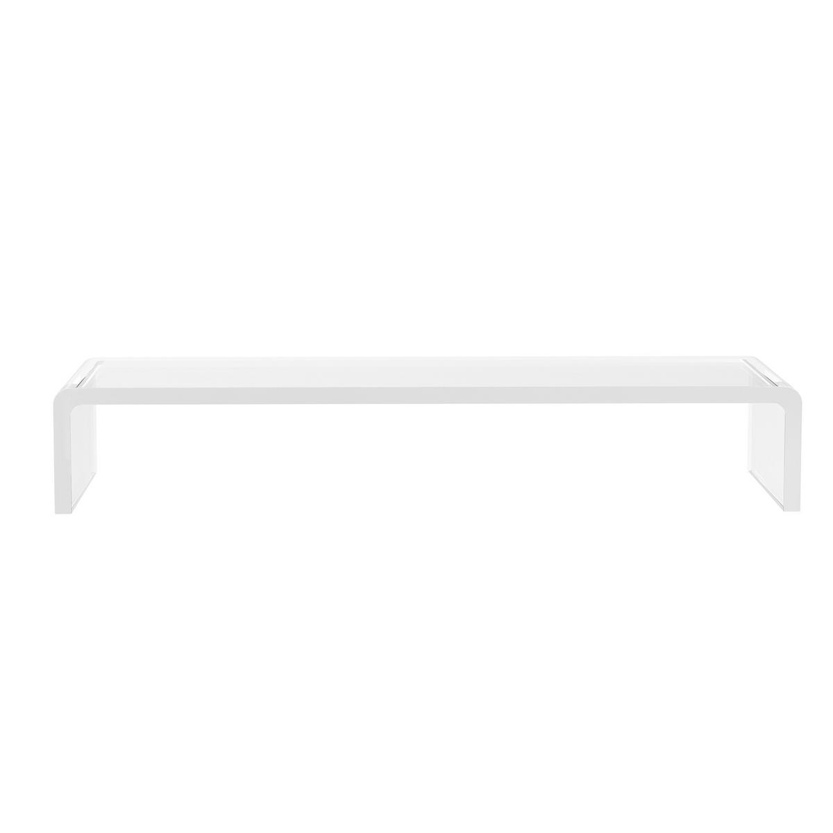 MONITORSTÄNDER DE-09015 Transparent - Transparent, Kunststoff (53/19/9cm) - ComfortXL