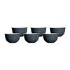 MÜSLISCHALEN Doppio Anthrazit ø 14 cm 6er Set - Anthrazit, Keramik (14cm) - Ritzenhoff Breker