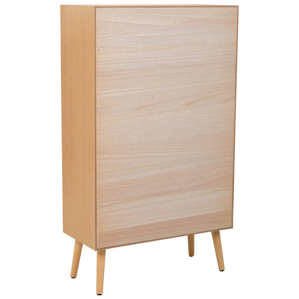 SCHUHREGAL aus Holz mit 2 Türen und 2 Schubladen, 70x32x120 braun - Braun, Holzwerkstoff (70/70/120cm) - Wanderlust