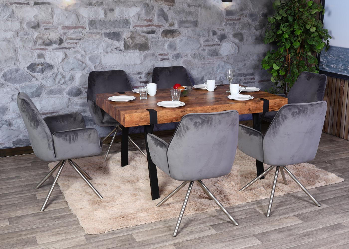 ESSTISCH Braun - Braun, Holz (90/150/75cm) - MCW