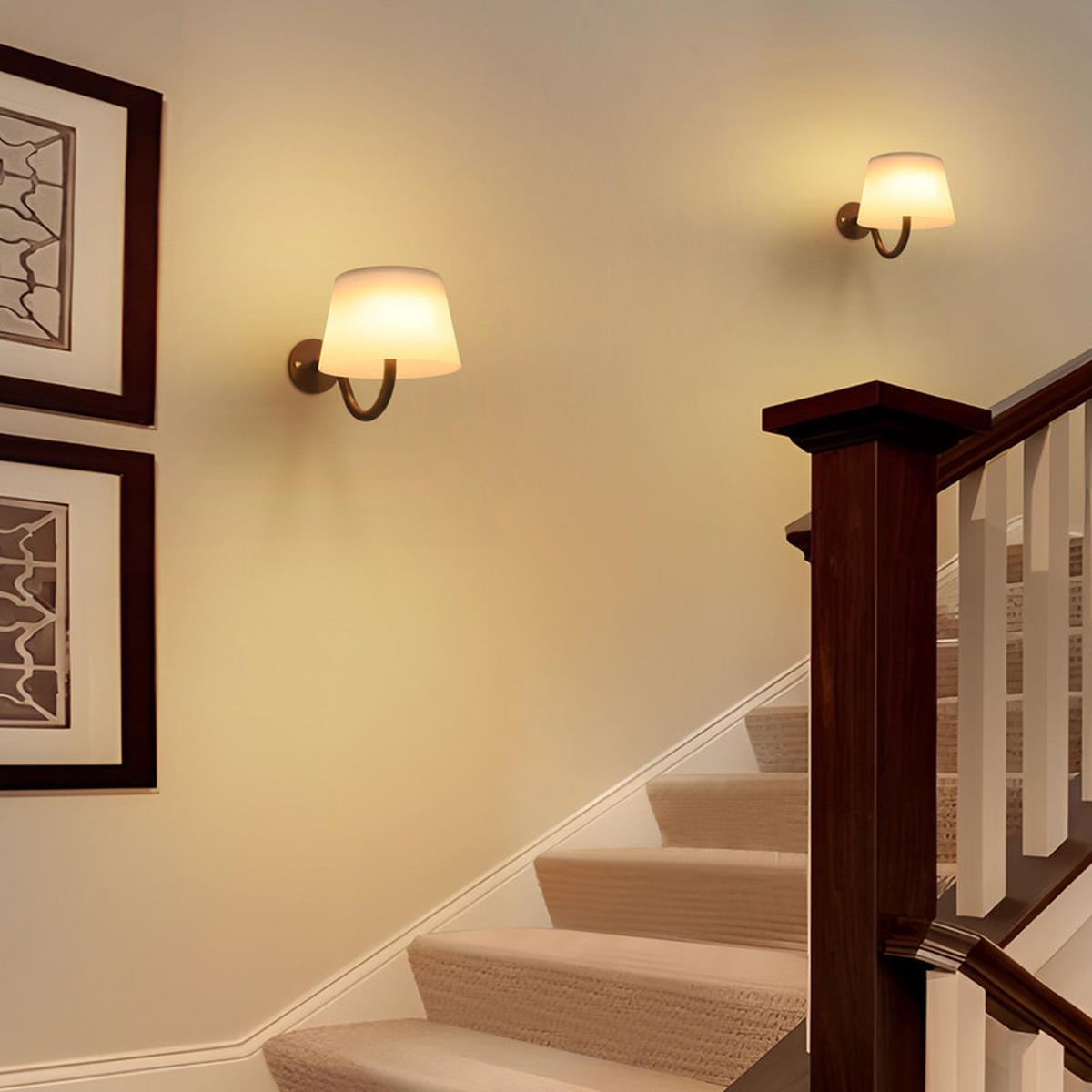 NÁSTĚNNÉ LED svítidlo Yarborough 18/13/13 cm - černá, plast (13/13/18cm) - Nettlife