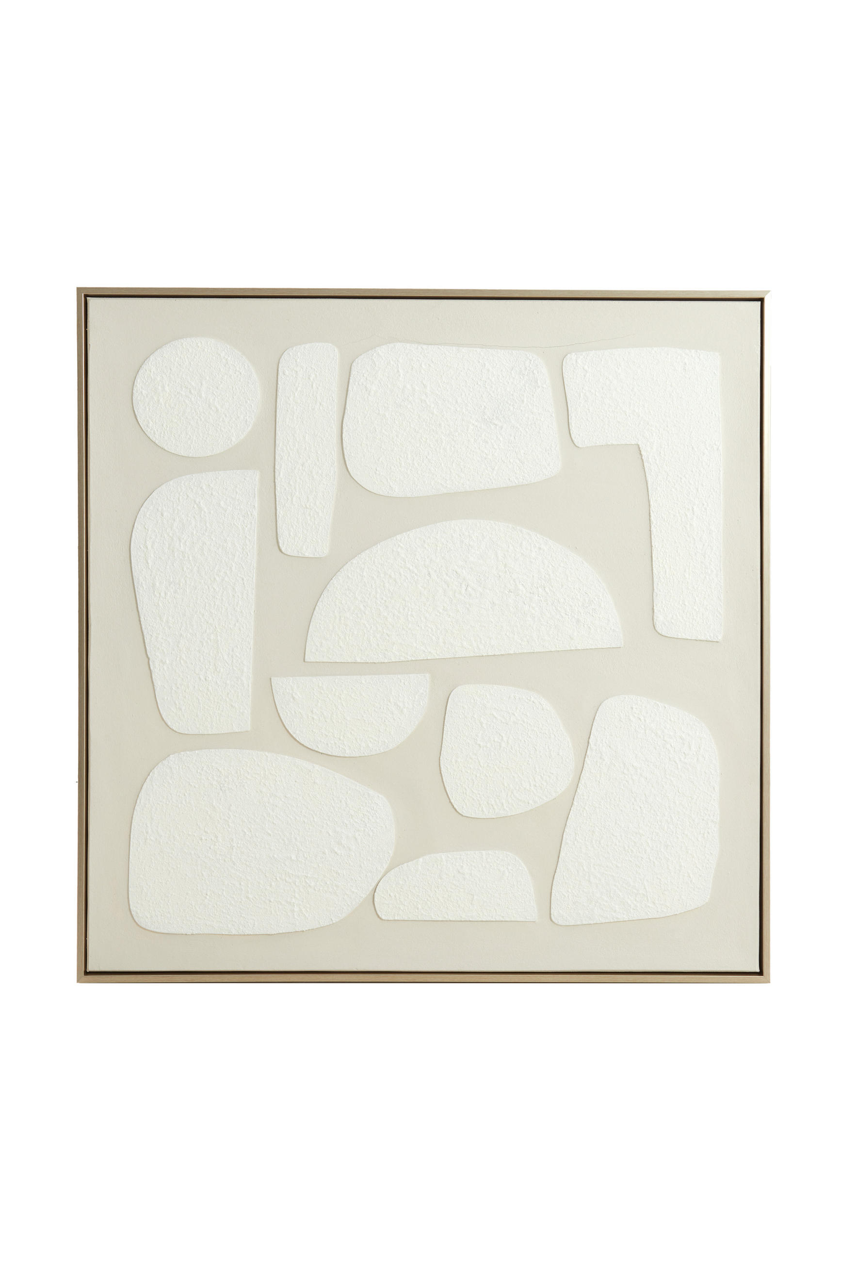 ORNAMENT Nieves Braun 3.5/80/80 cm - Braun, Holz (80/80/3.5cm) - Light & Living
