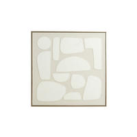 ORNAMENT Nieves Braun 3.5/80/80 cm - Braun, Holz (80/80/3.5cm) - Light & Living
