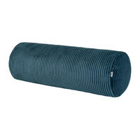 XL-NACKENROLLENHÜLLE HYggelig No.2 Block Cord-Samt nord-blau 70/25 cm - Blaugrau, Textil (25/70cm) - beties Heimtextil