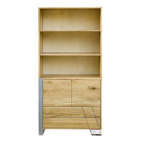 BÜCHERREGAL aus Holz mit Schubladen fürs Wohnzimmer BORA - Eichefarben, Holz (90/190/40cm) - Rawood Furniture