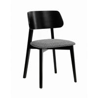 STUHL Korinn 80 x 46 x 43 cm, grau, schwarz - Schwarz/Grau, Metall (46/85/43cm) - Margaret Hadas24