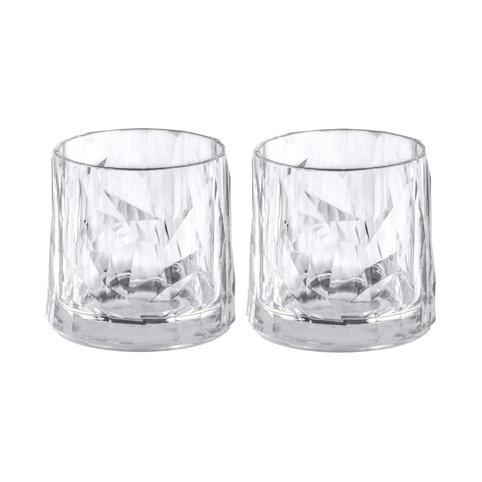 WHISKYBECHER SUPERGLAS Club No. 2 transparent 250 ml 2er Set - Transparent, Kunststoff (0.25L) - Koziol