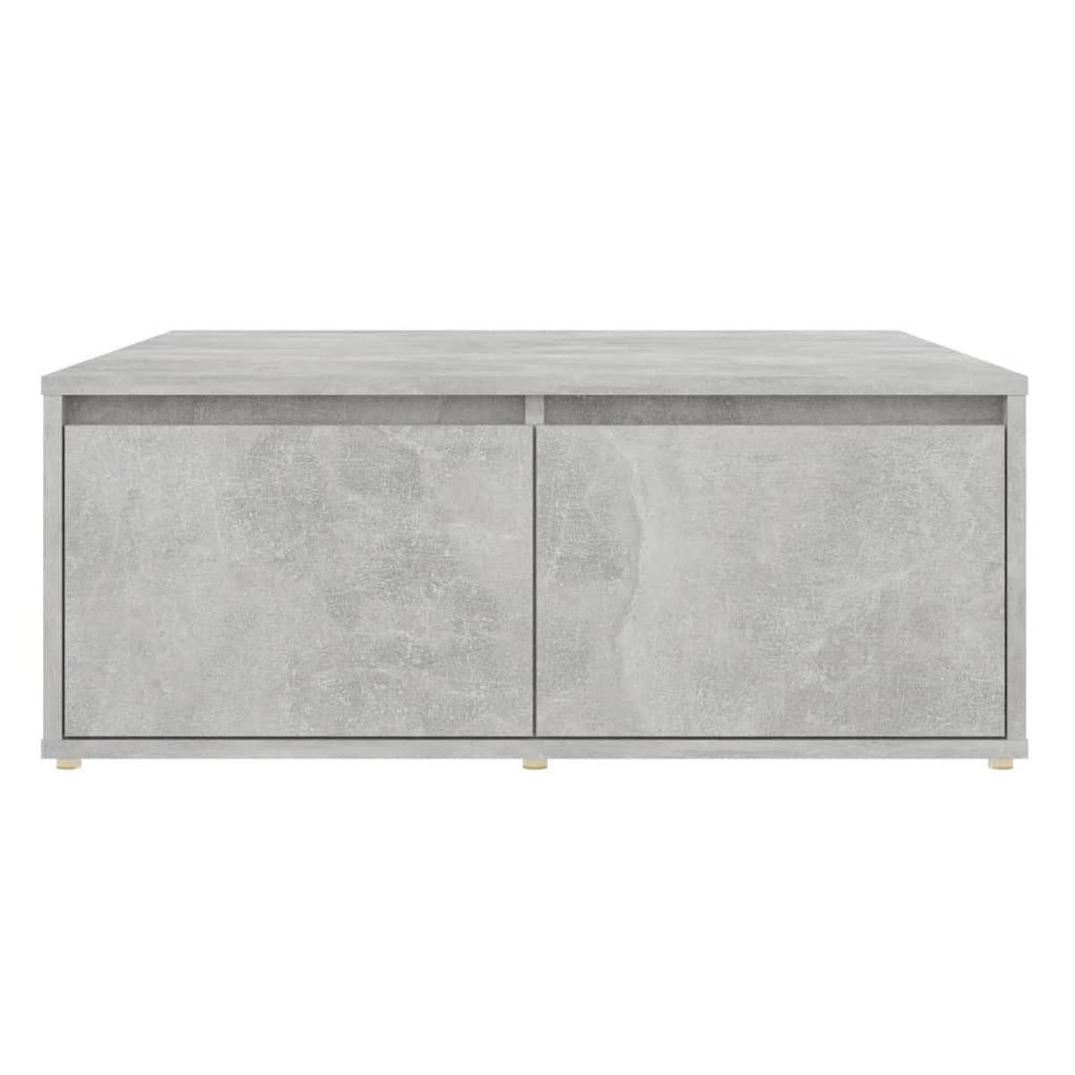 COUCHTISCH Betongrau 80x80x31 cm Holzwerkstoff - Grau, Holzwerkstoff (80/80/31cm) - furnicato
