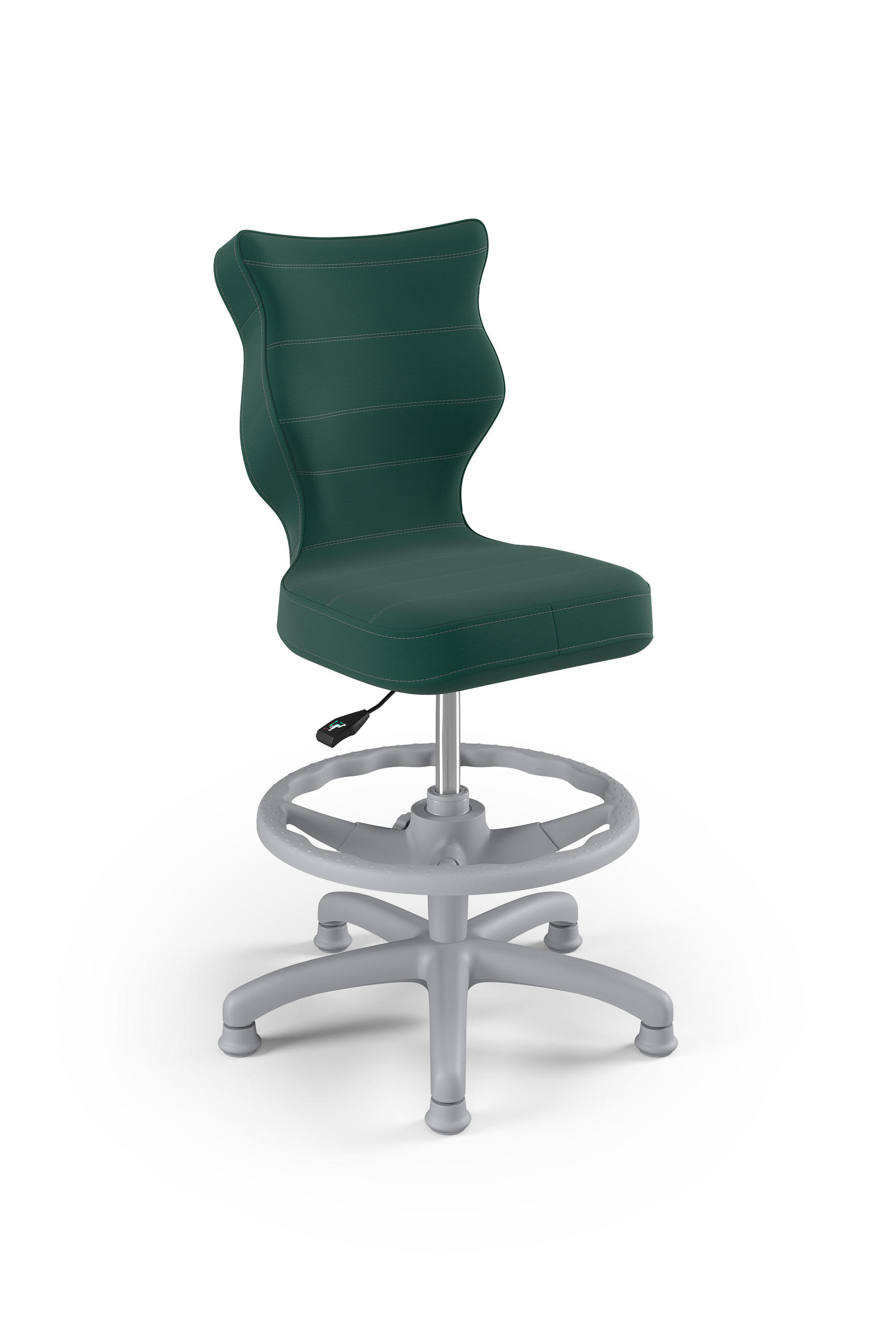 KINDERSTUHL Petit mit Fußstütze - Türkis, Textil (66/96/66cm) - RAUMHIRSCH FURNITURE