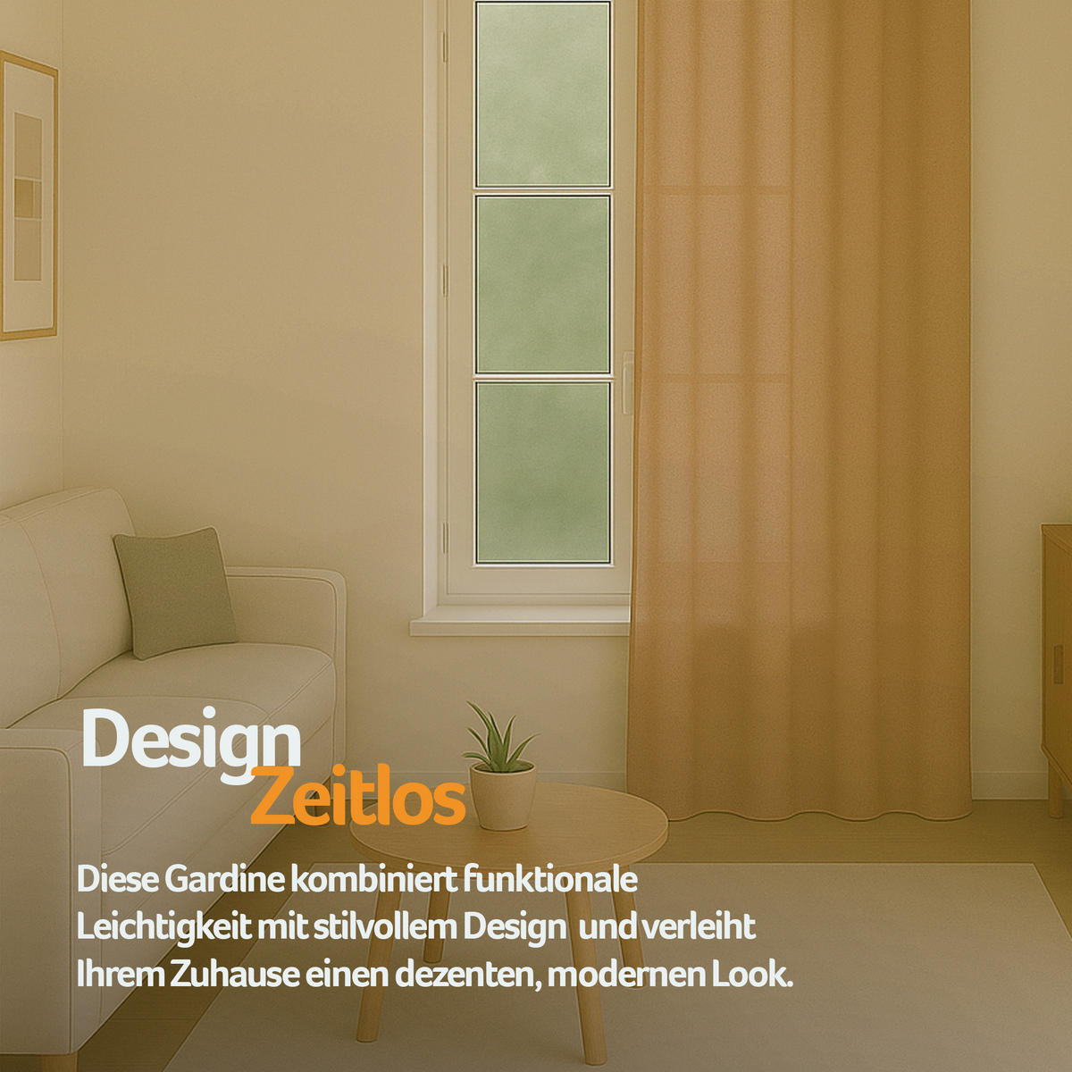 VORHANG Blickdicht ( 140x245cm ) mit Kräuselband / Universalband in Hellbraun - Hellbraun, Textil (140/245cm) - Bestlivings