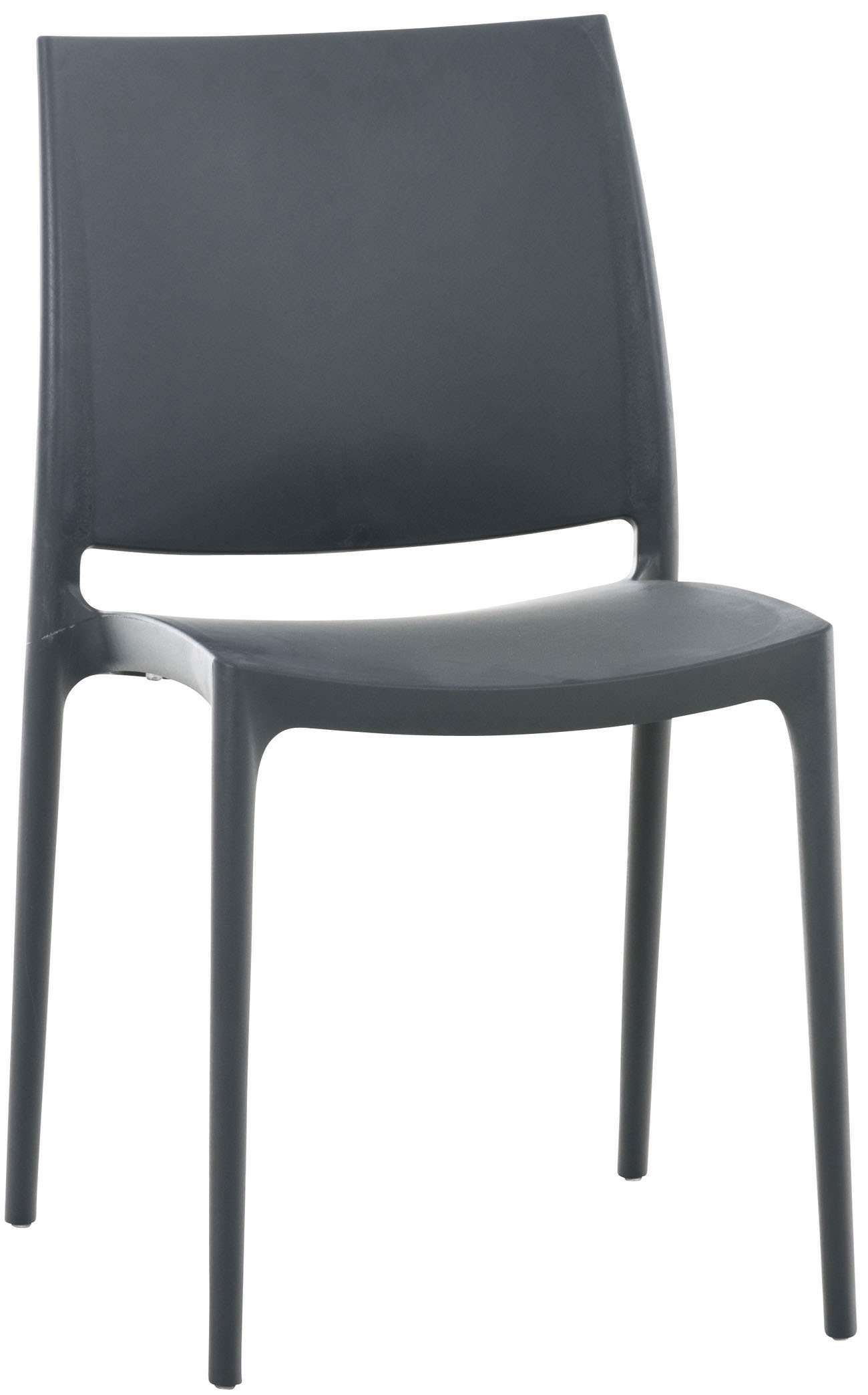 STUHL Maybrit dunkelgrau - Grau, Kunststoff (44/81/50cm) - TPFGarden