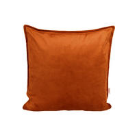 KISSENHÜLLE Samt&Sonders rost-orange 50/50 cm - Dunkelorange, Textil (50/50cm) - beties Heimtextil